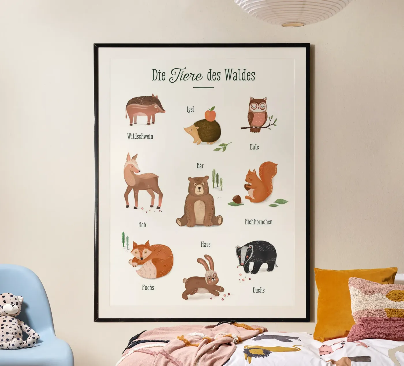 Forest animals poster by mymia