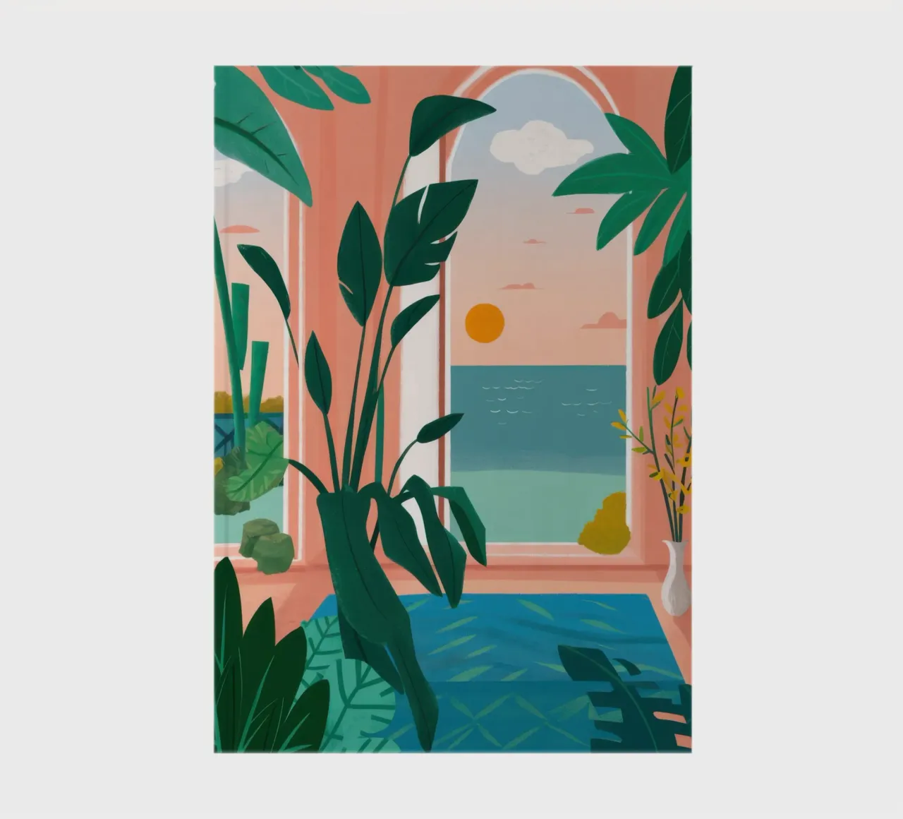 Archway to Ocean notebook by Irish Strokes