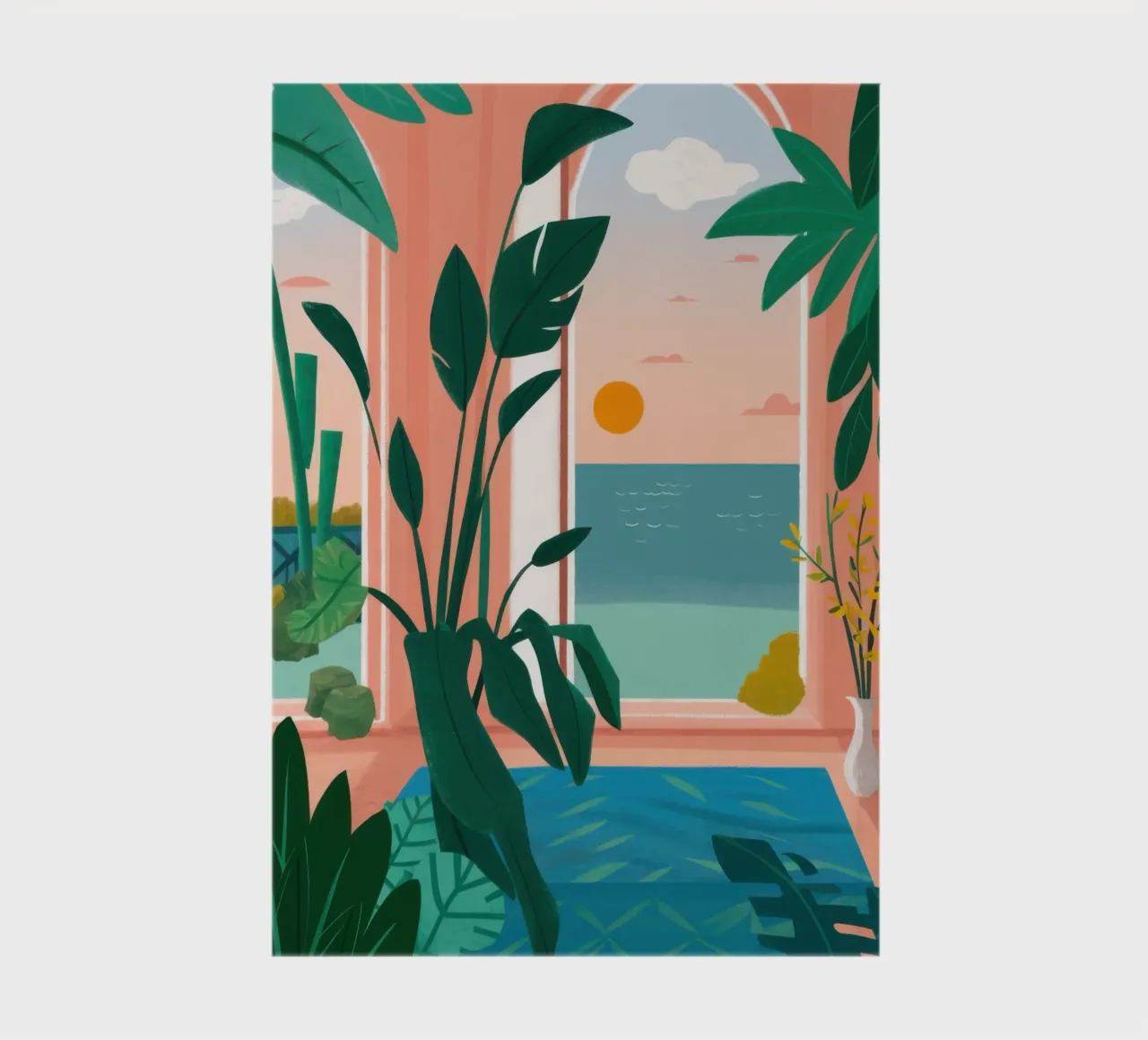 Archway to Ocean notebook by Irish Strokes