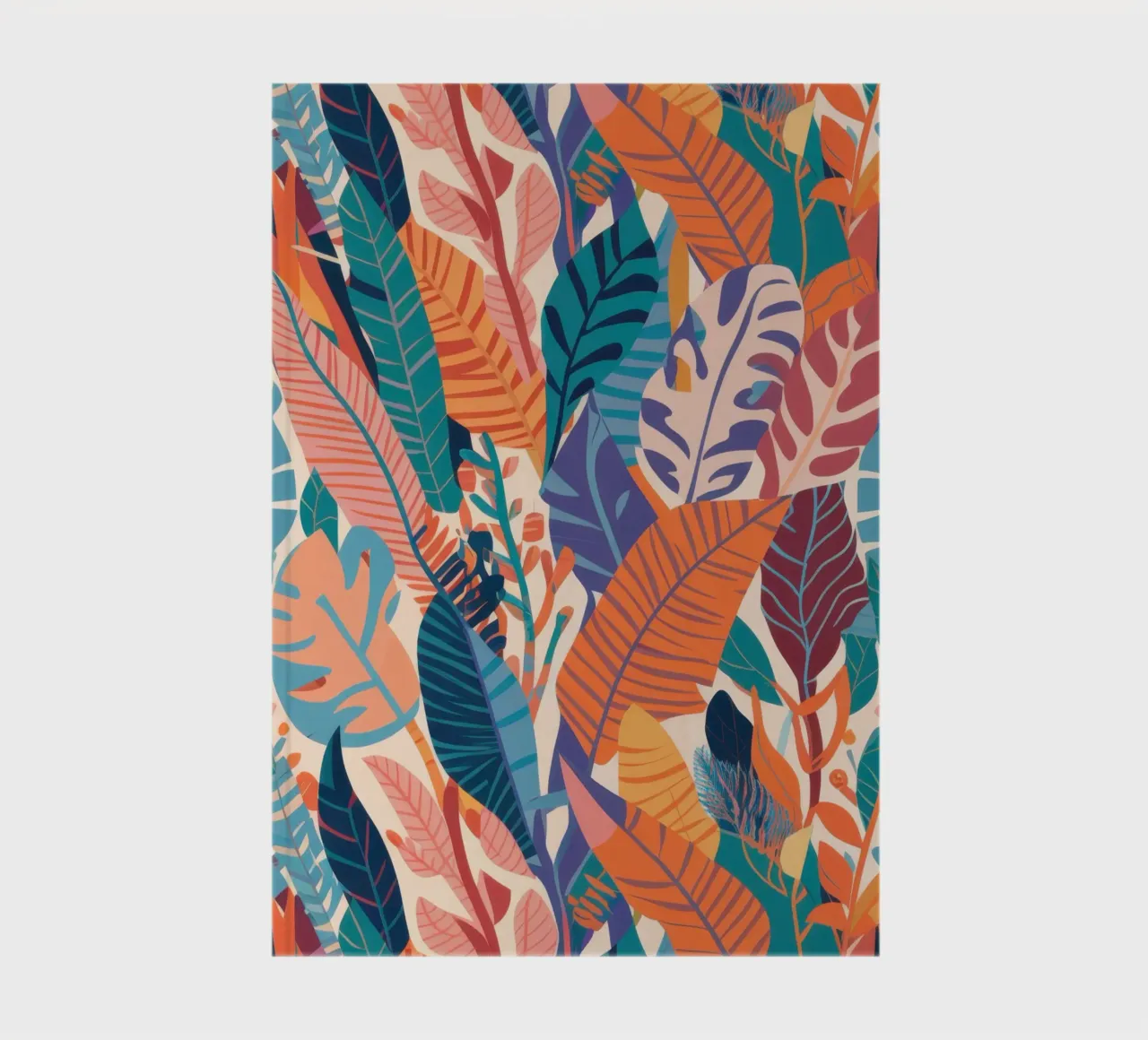 Autumnal Leaf Cascade notebook by Irish Strokes