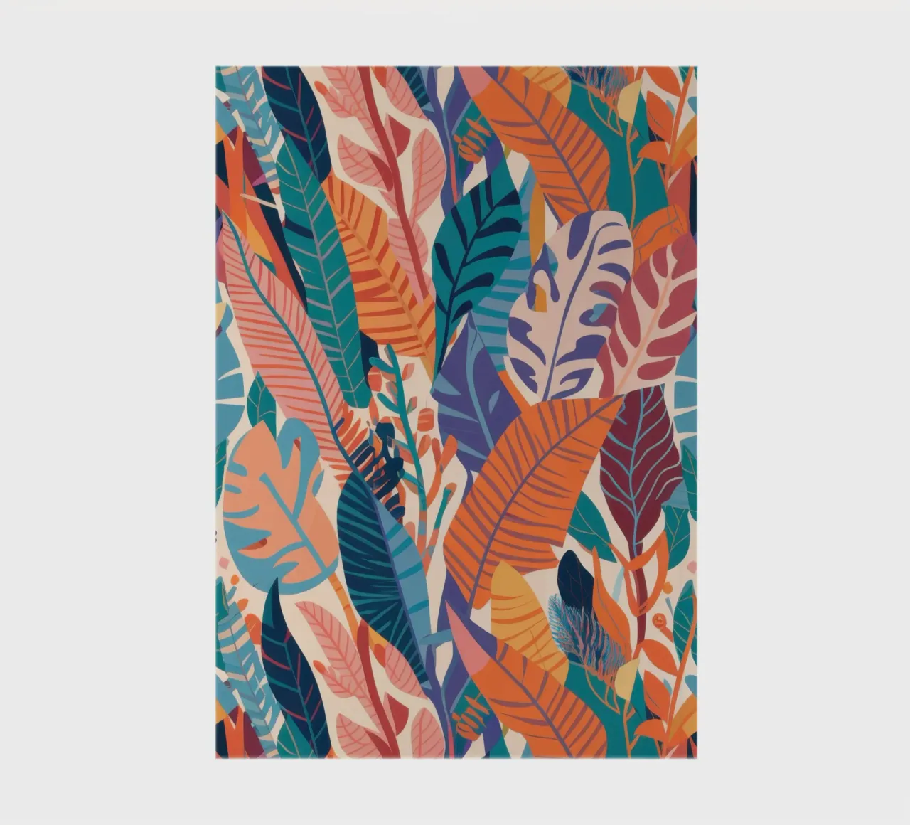 Autumnal Leaf Cascade notebook by Irish Strokes