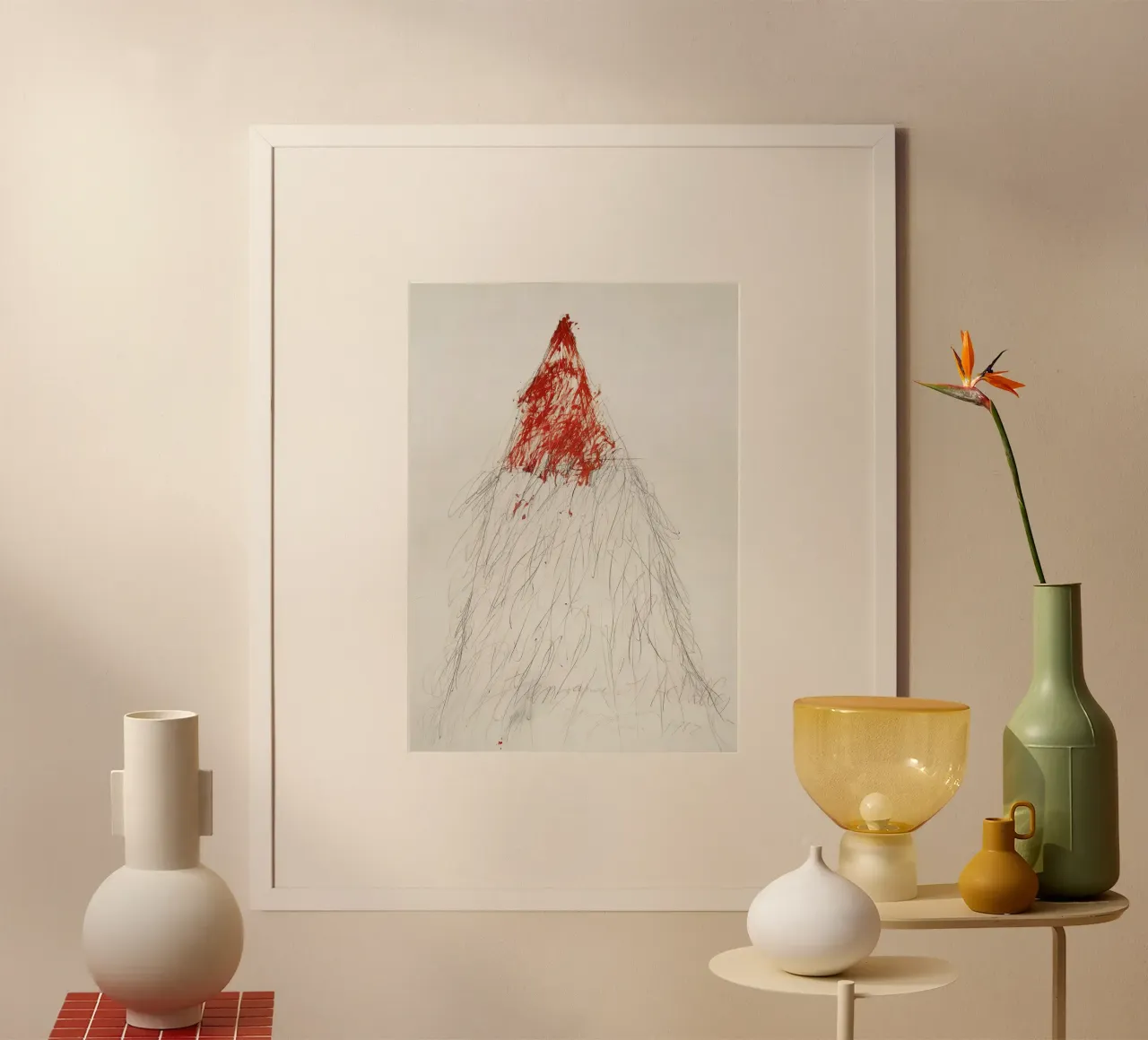 Scudo di Achille poster con telaio in plastica da coley