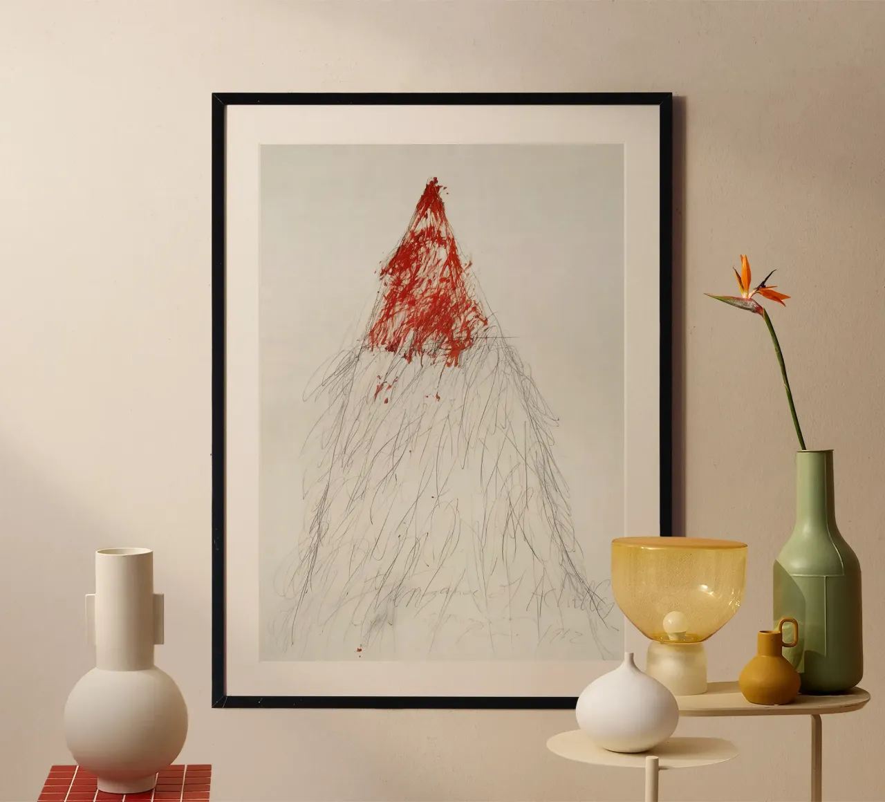 Scudo di Achille poster con telaio in plastica da coley