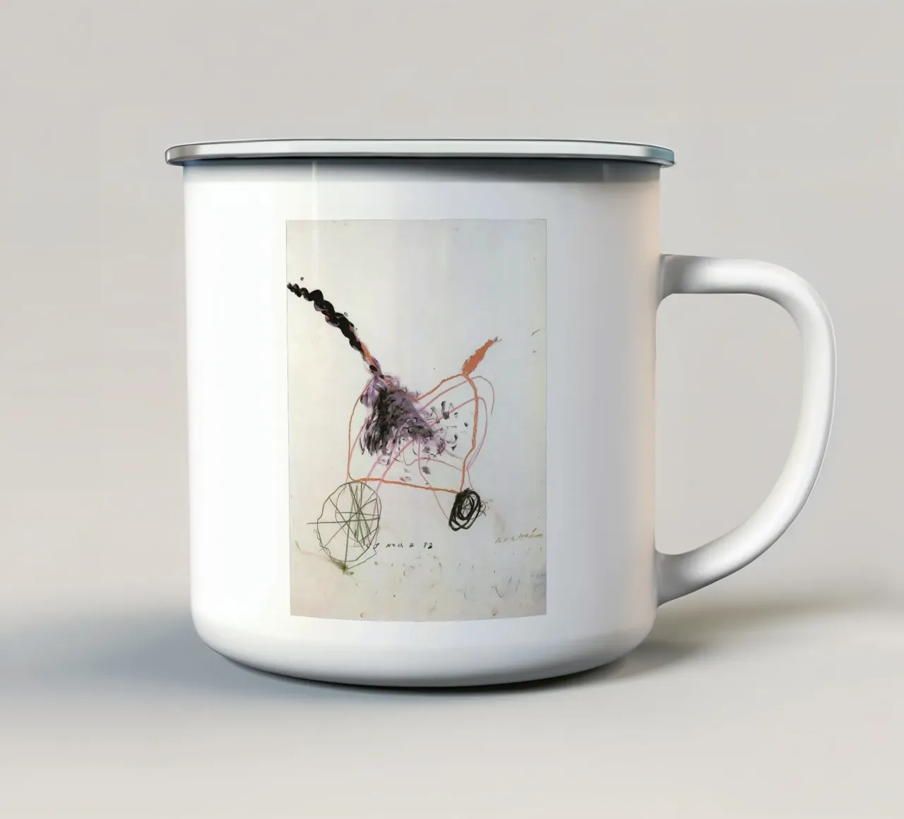 Anabasi tazza in smalto da coley