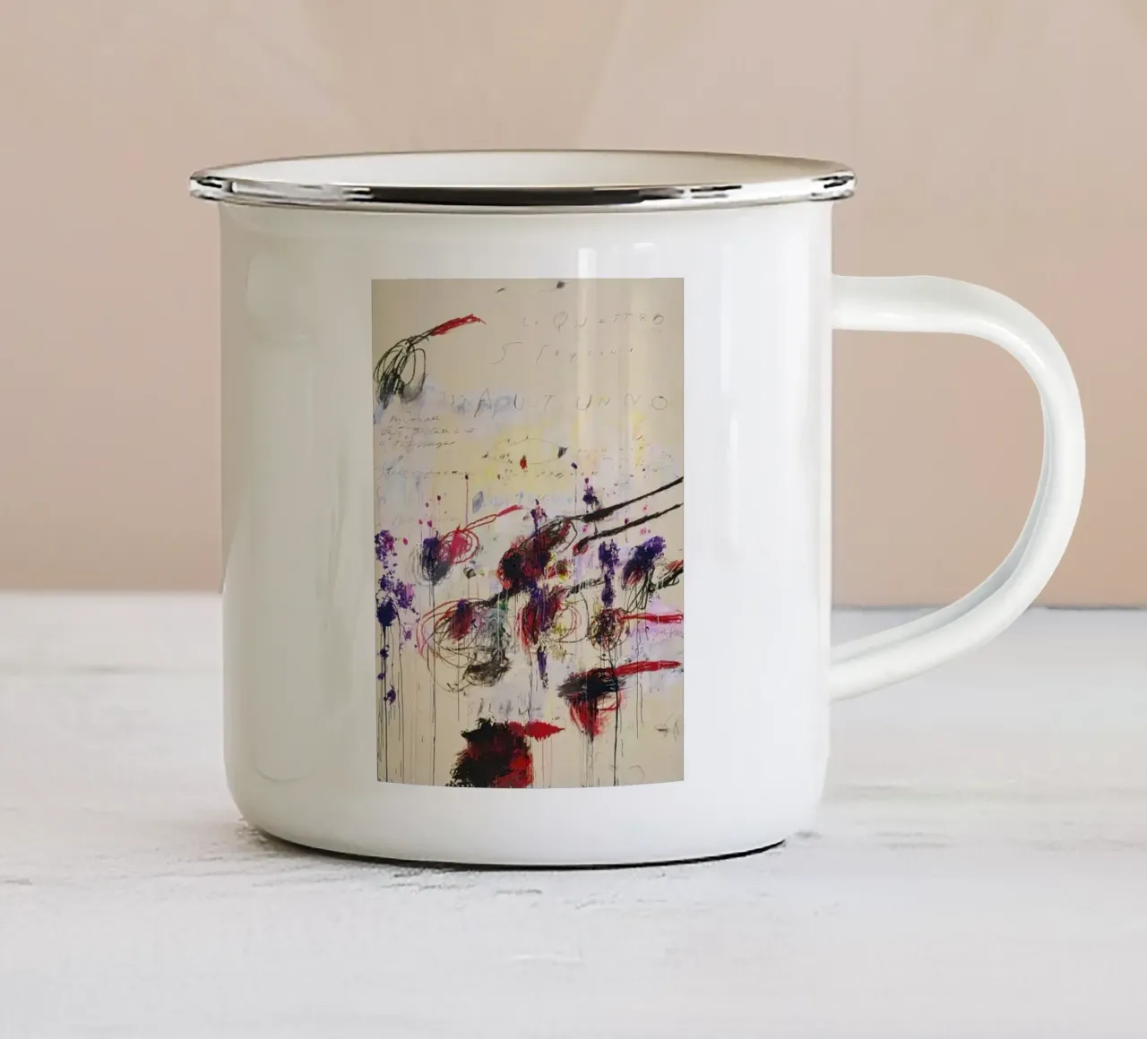 Autunno da Four Season tazza in smalto da coley