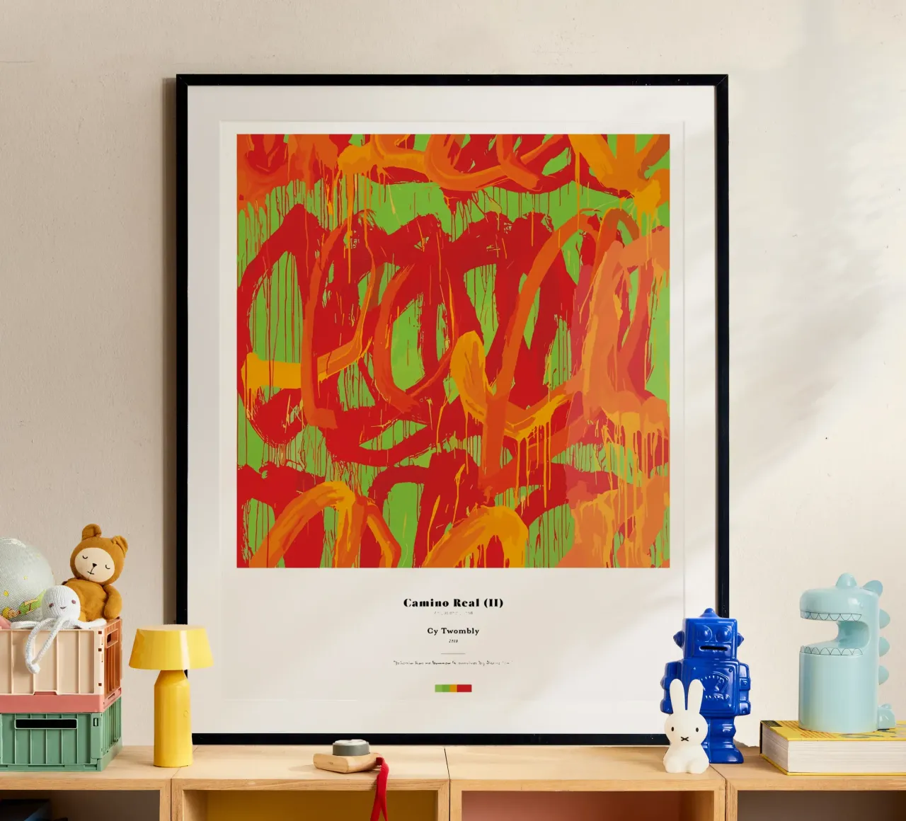 Camino Real 2012 poster con telaio in plastica da coley