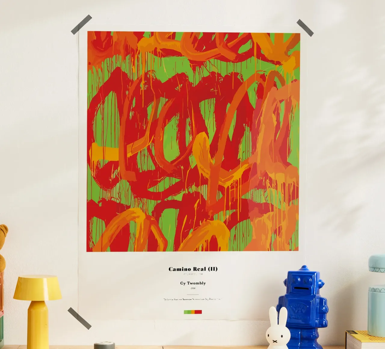 Camino Real 2012 poster con telaio in plastica da coley
