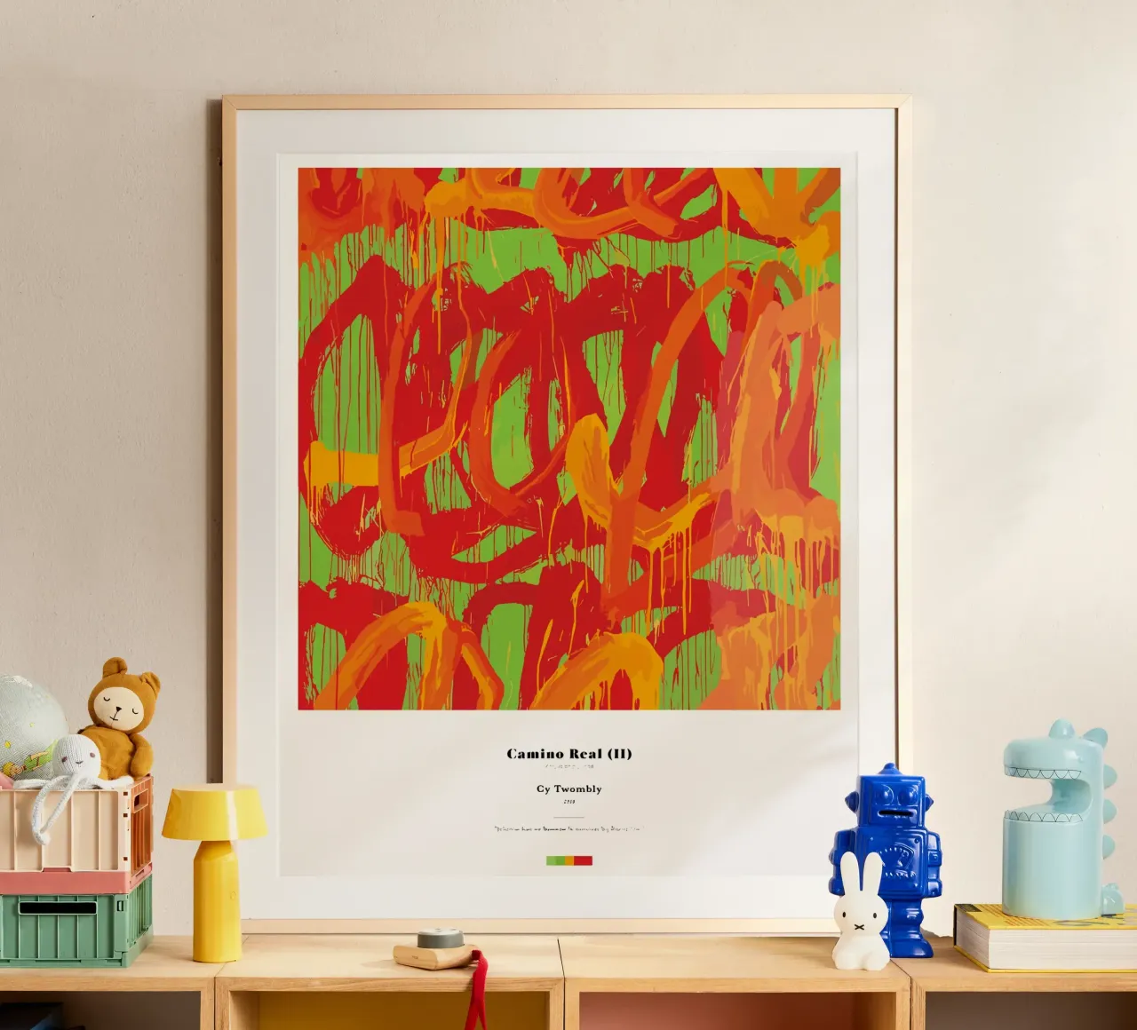 Camino Real 2012 poster con telaio in plastica da coley