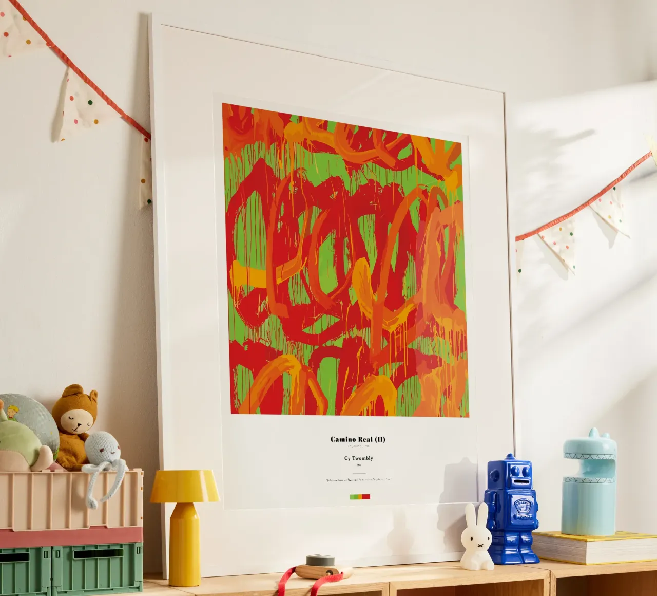 Camino Real 2012 poster con telaio in plastica da coley