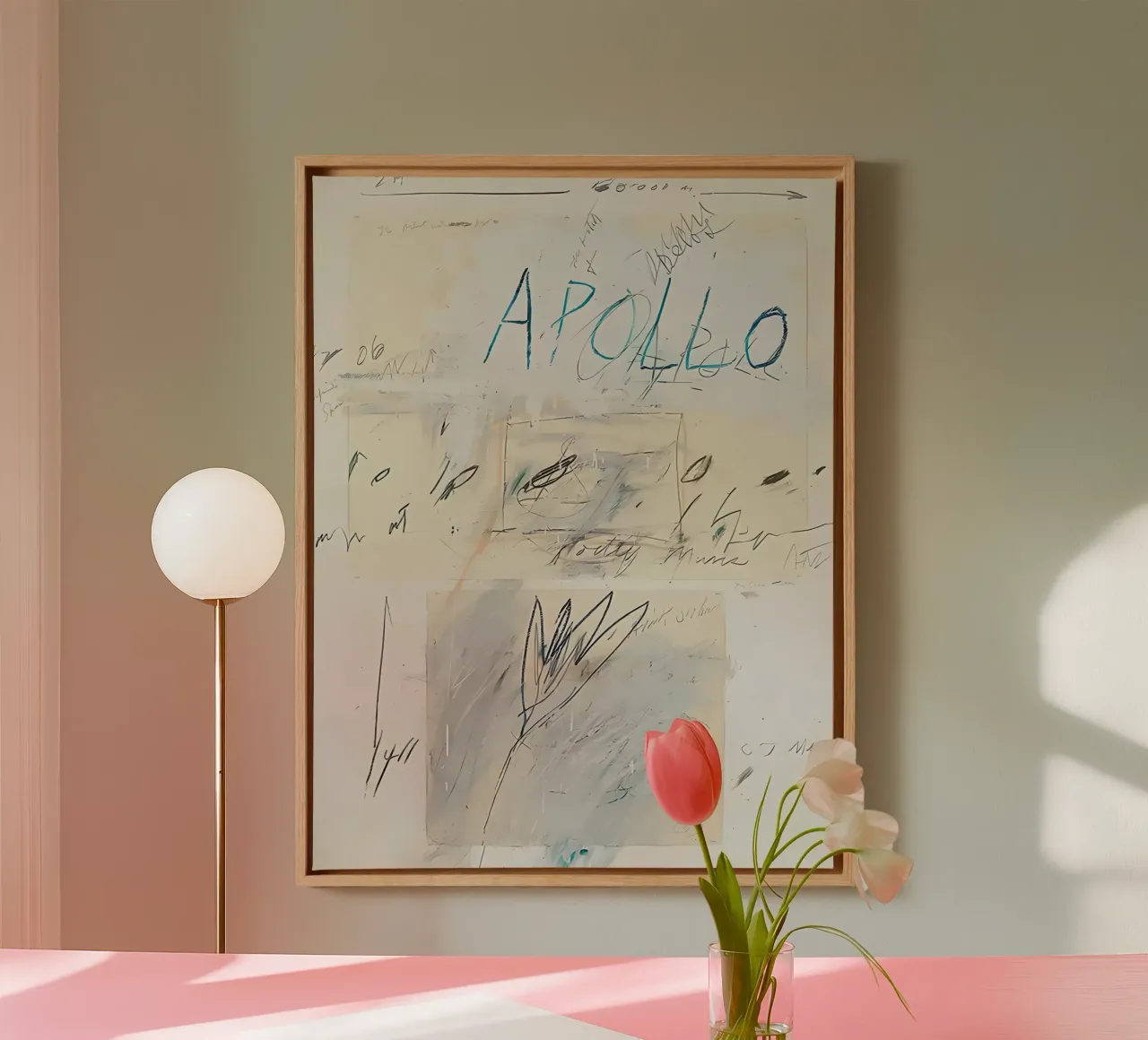Apollo tela con Cornice a cassetta da coley