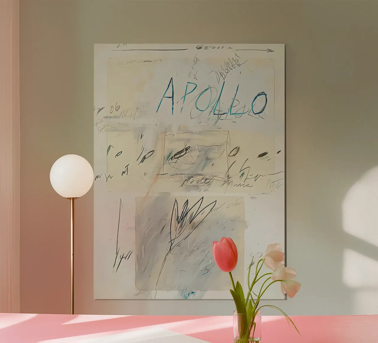 Apollo poster con telaio in plastica da coley