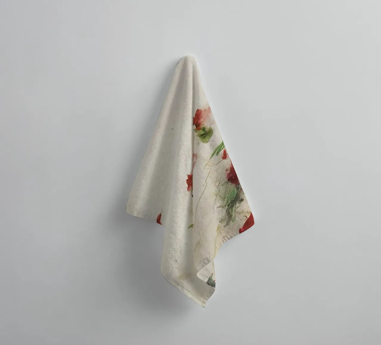 Cy Twombly una rosa asciugamano da bagno da coley