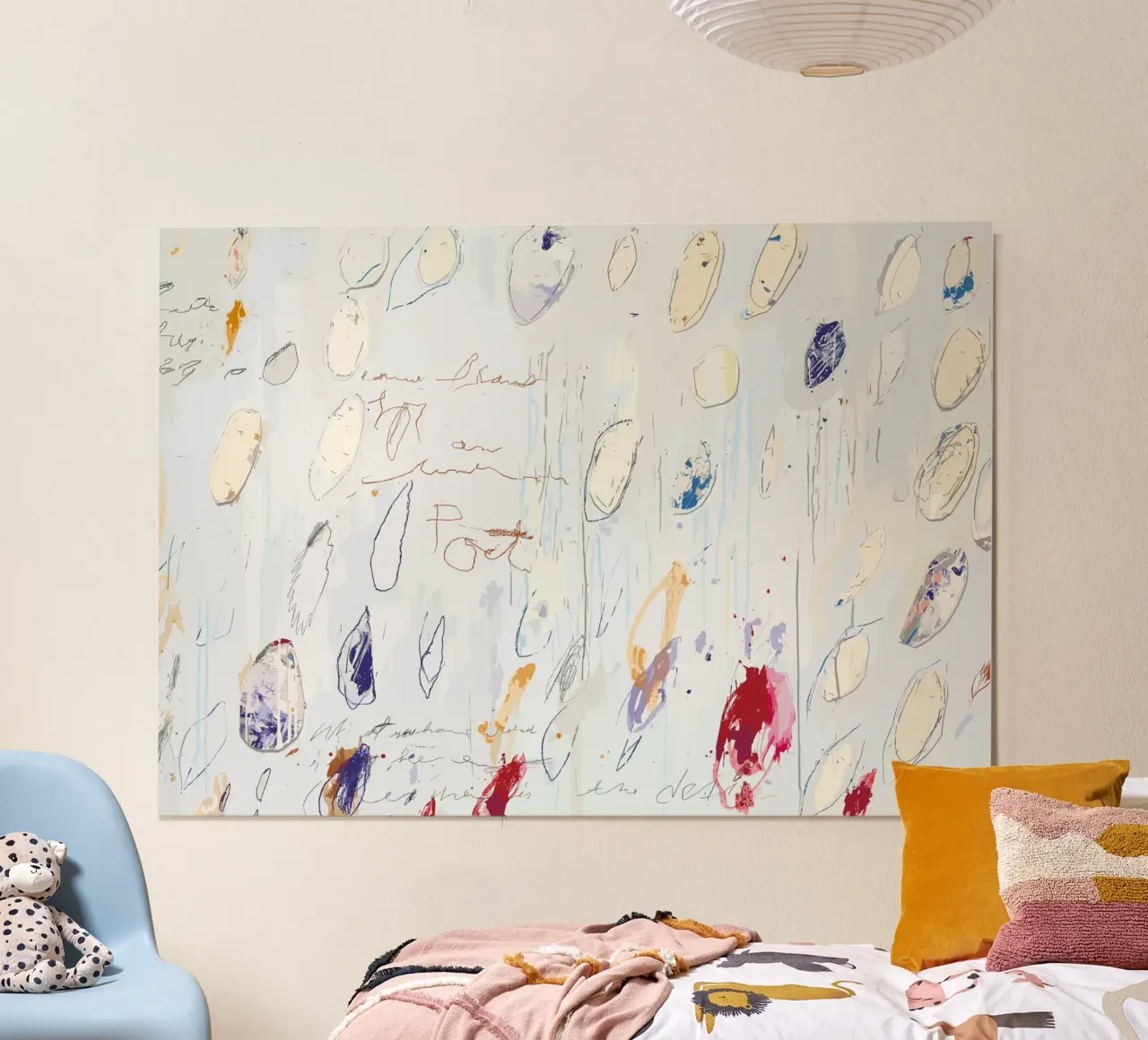 Cy Twombly 1928-2011 poster con telaio in alluminio da coley