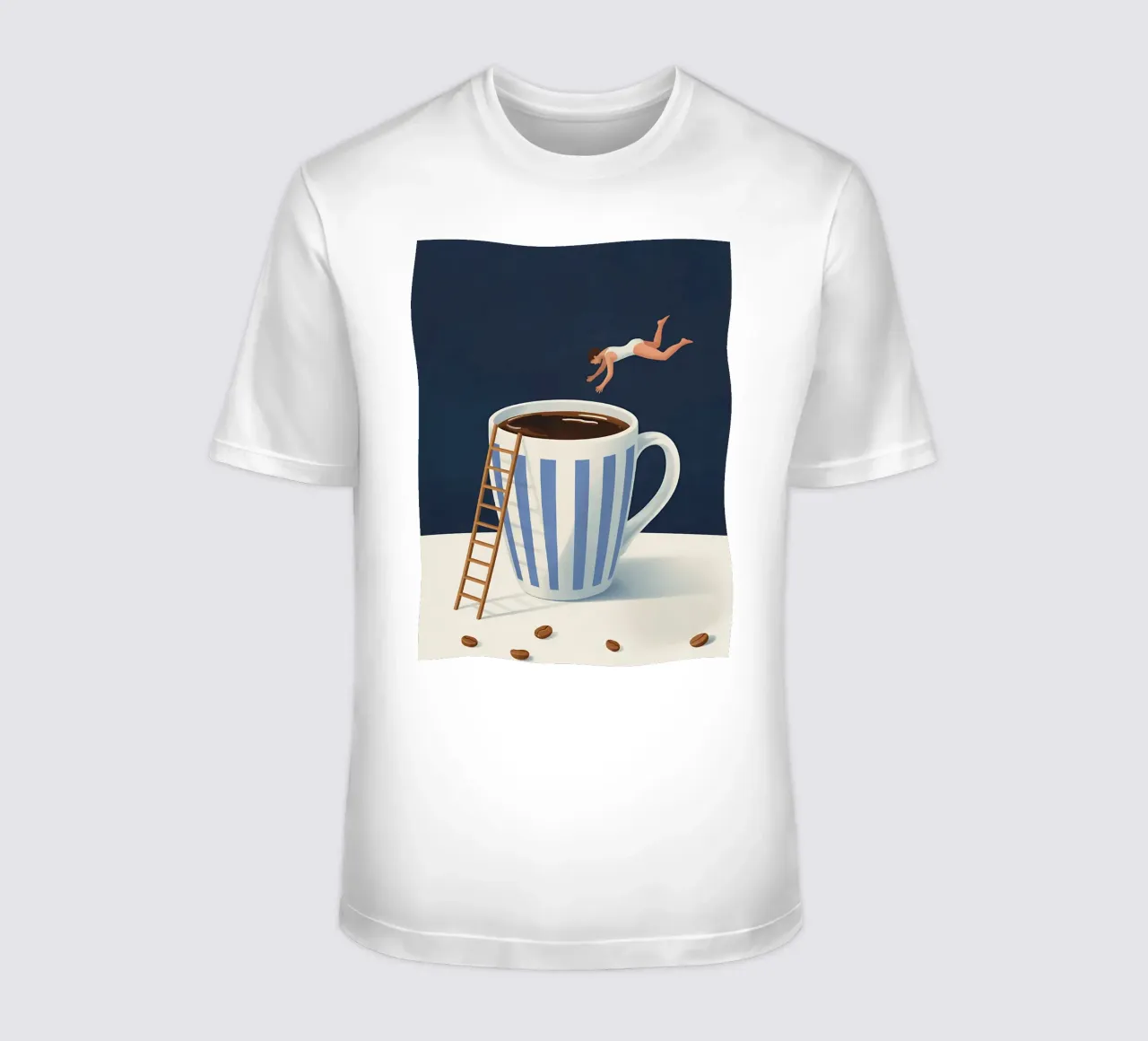 Immersione mattutina nel caffè t-shirt da Plain Thoughts