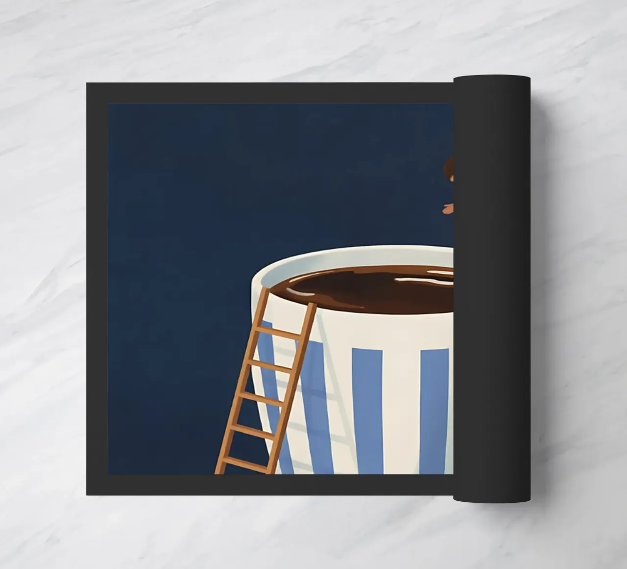 Immersione mattutina nel caffè zerbino da Plain Thoughts