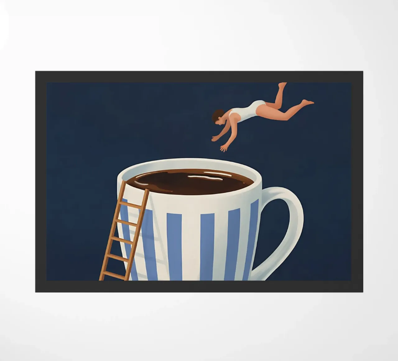 Immersione mattutina nel caffè zerbino da Plain Thoughts