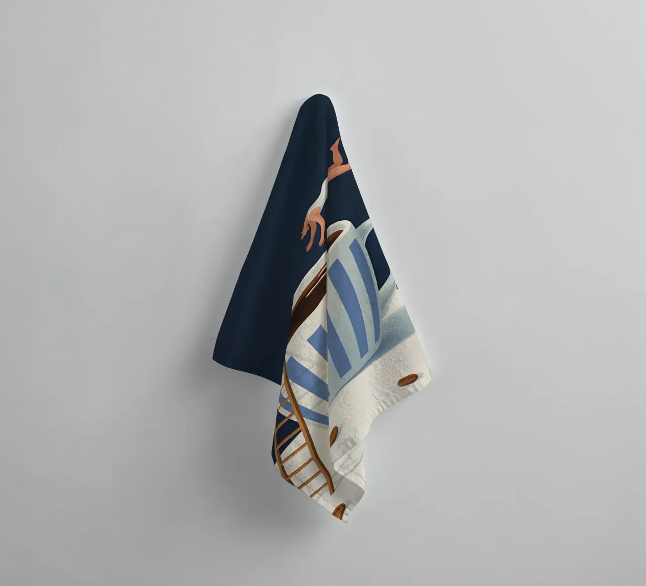 Immersione mattutina nel caffè asciugamano da bagno da Plain Thoughts