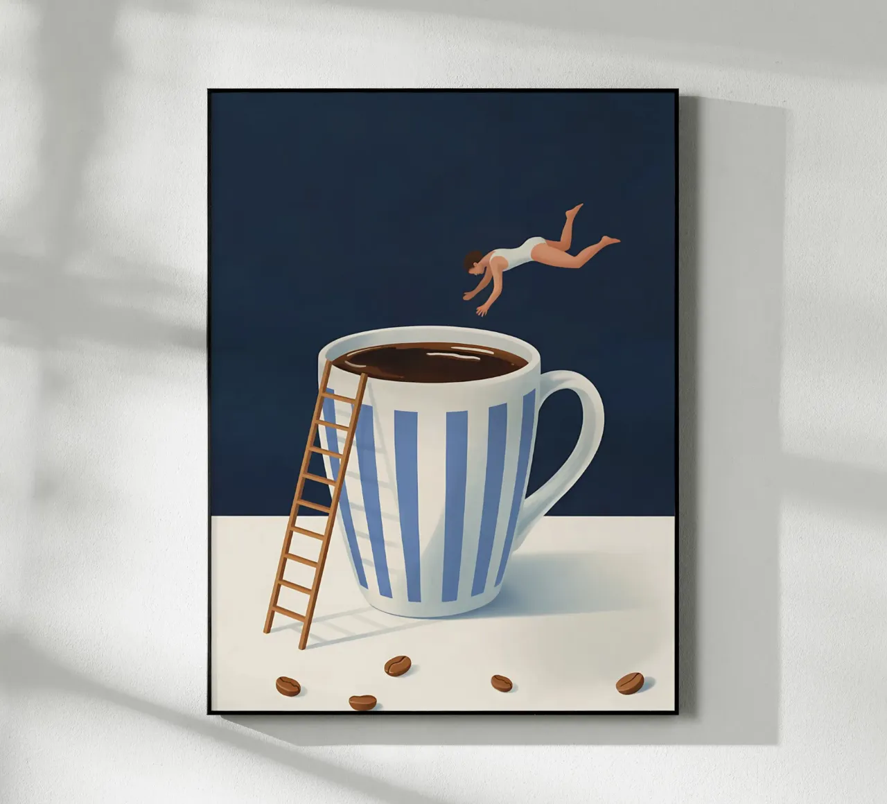 Immersione mattutina nel caffè plexiglass da Plain Thoughts