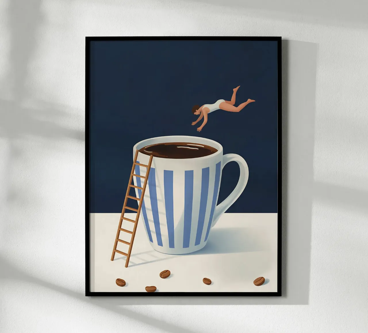 Immersione mattutina nel caffè carta hahnemühle da Plain Thoughts