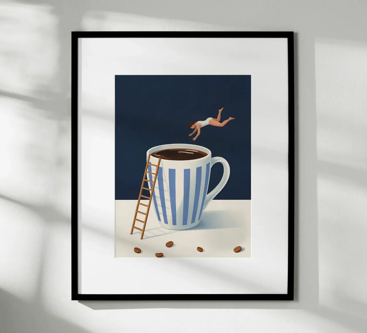 Immersione mattutina nel caffè carta hahnemühle da Plain Thoughts