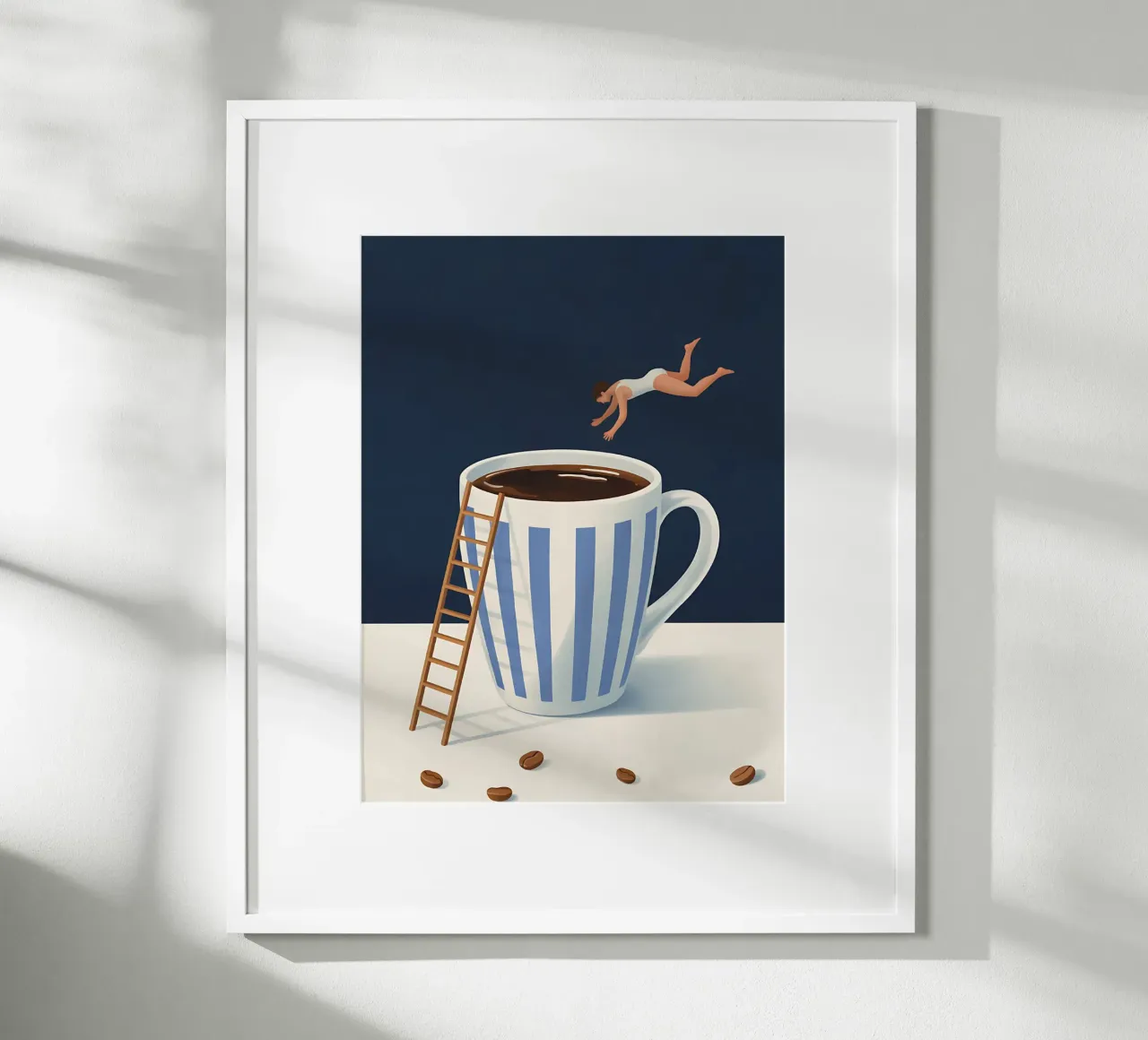 Immersione mattutina nel caffè carta hahnemühle da Plain Thoughts