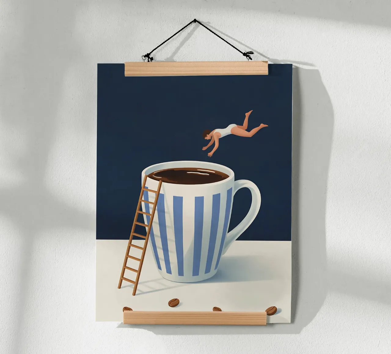 Immersione mattutina nel caffè carta hahnemühle da Plain Thoughts