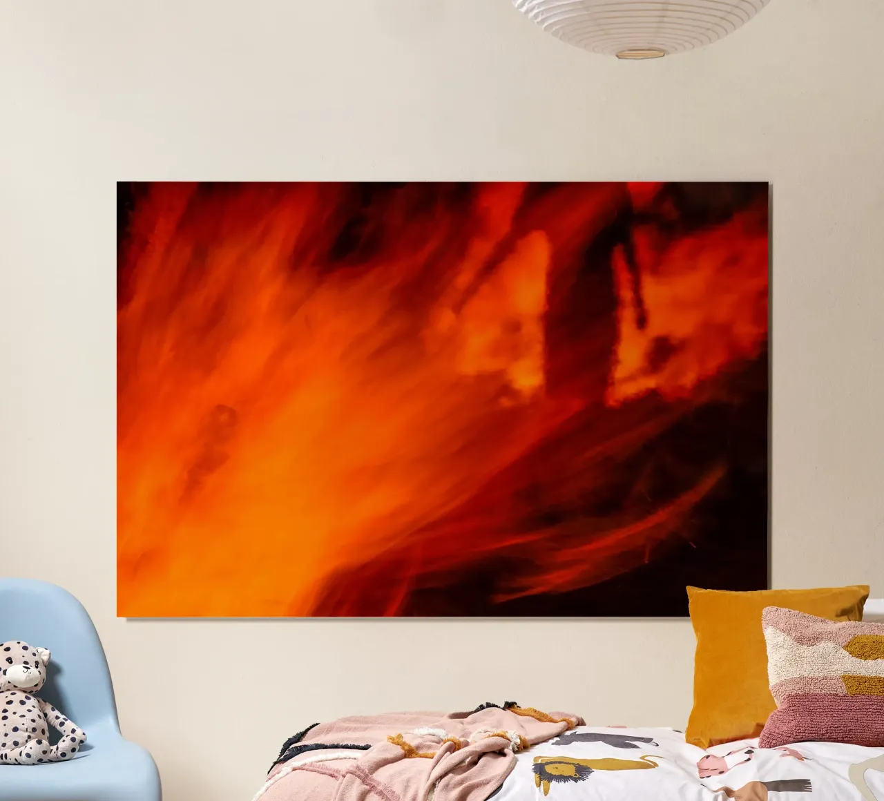 Squadra BaOmer I poster con telaio in legno da Tal Paz-Fridman