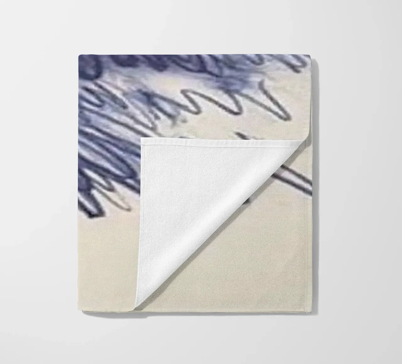 Cy Twombly Linea blu astratta telo mare da coley