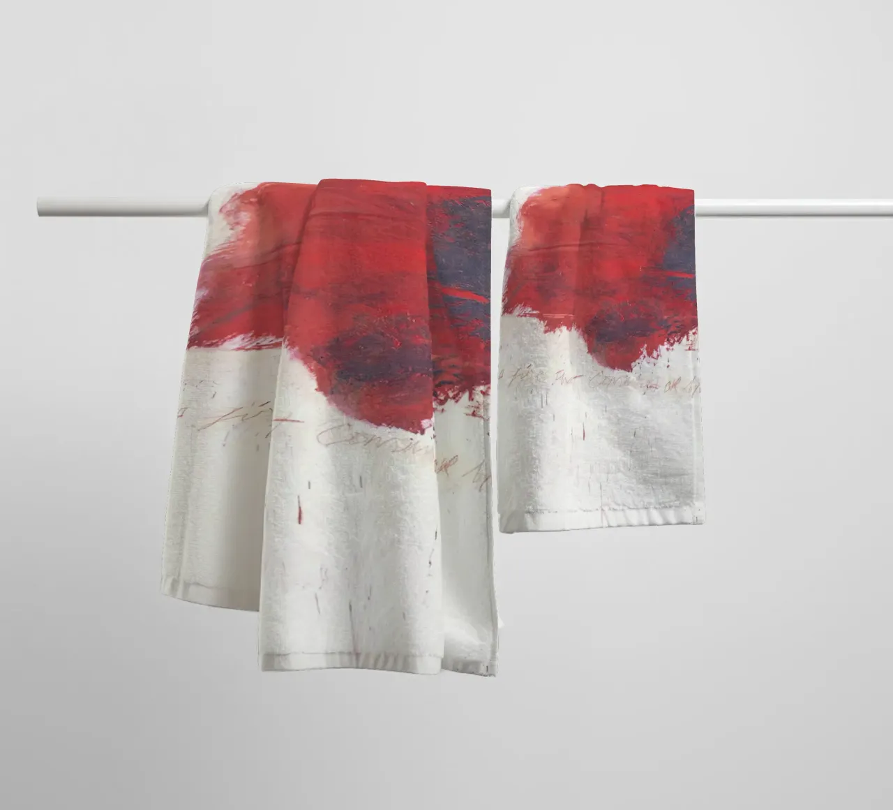 Cy Twombly Cinquante jours à Iliam serviette de bain de coley