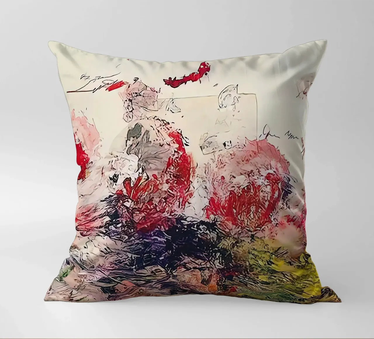 Cy Twombly Fiore Arcobaleno cuscino da coley
