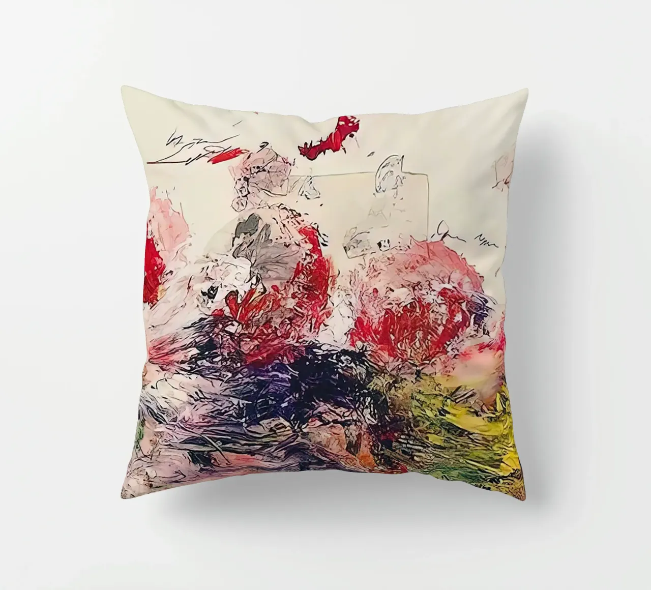 Cy Twombly Fiore Arcobaleno cuscino da coley