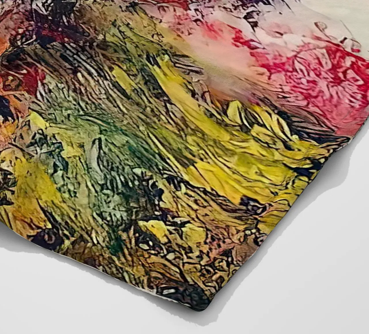 Cy Twombly Fiore Arcobaleno coperta in pile da coley
