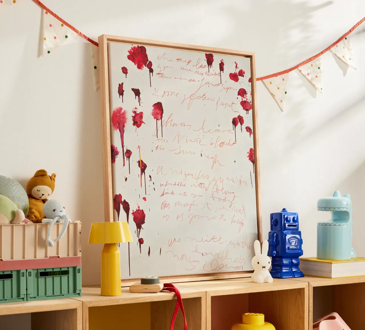 Cy Twombly Volledige citaten canvas met Baklijst van coley