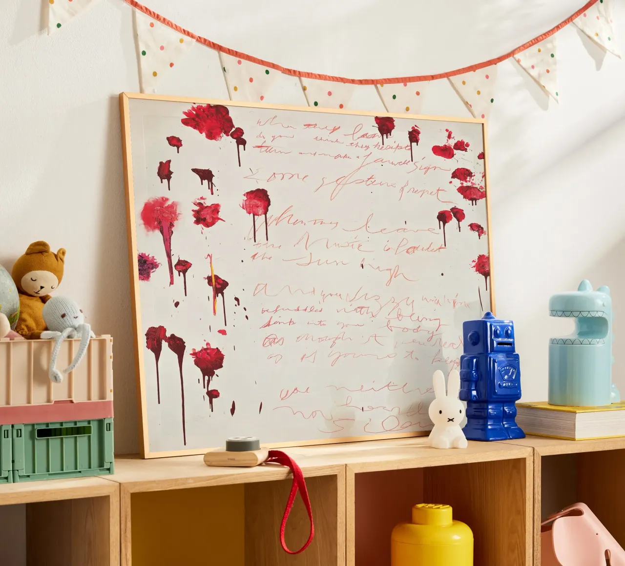 Cy Twombly Citazioni complete poster con telaio in plastica da coley