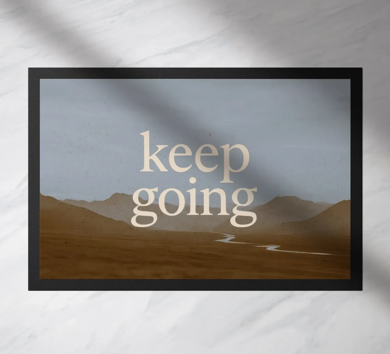 Keep Going (Landscape) Fußmatte von treechild