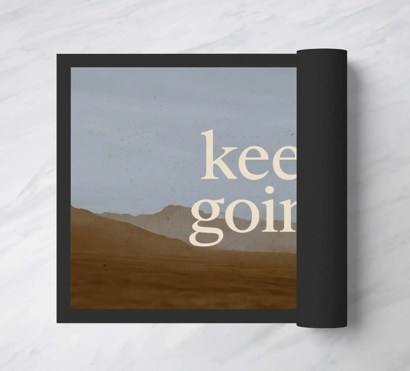 Keep Going (Landscape) Fußmatte von treechild