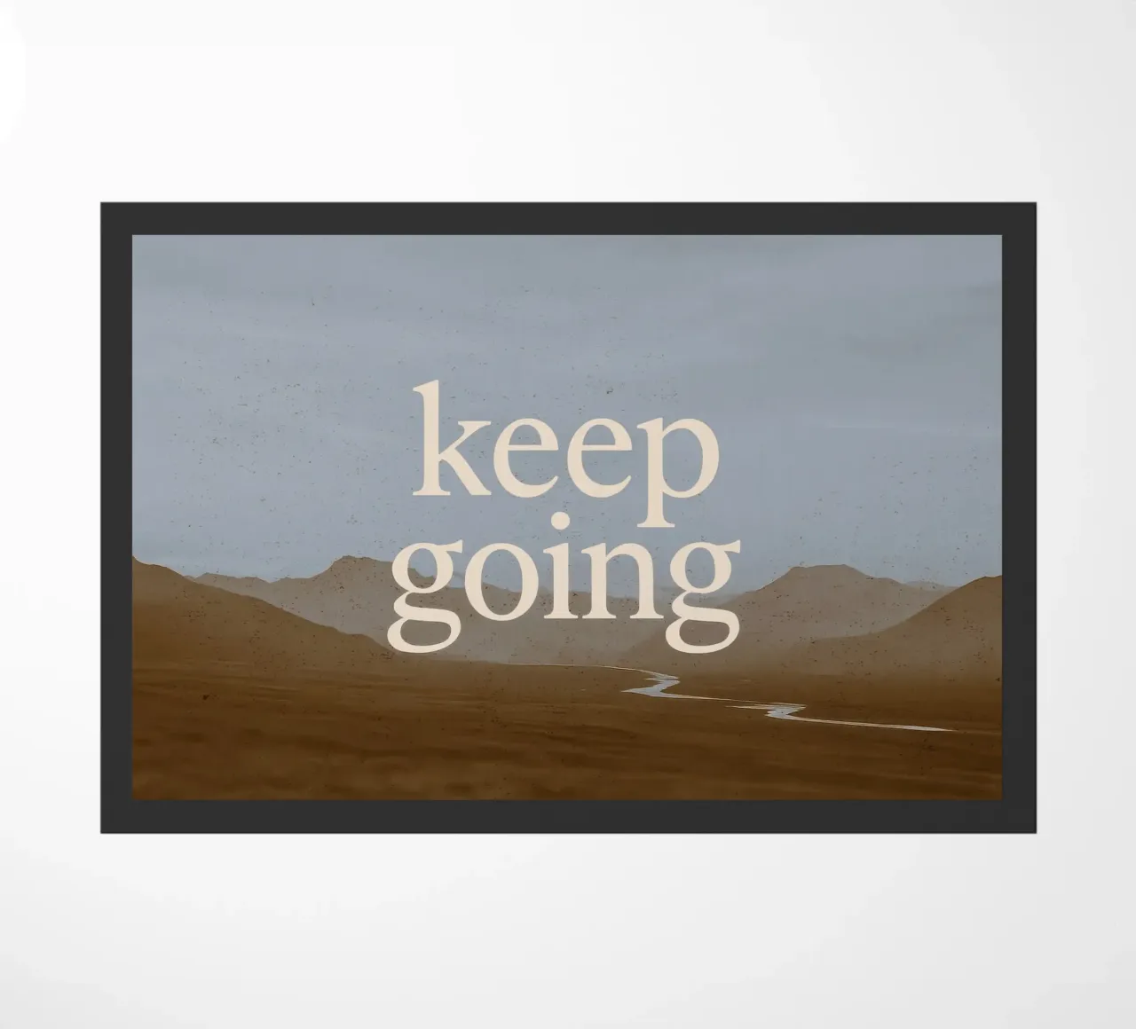 Keep Going (Landscape) Fußmatte von treechild