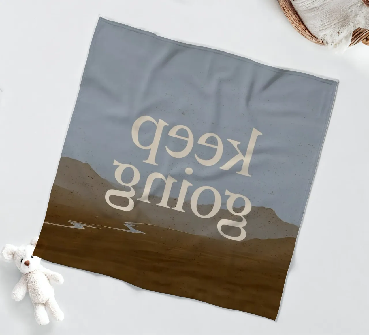 Keep Going (Landscape) Fleecedecke von treechild