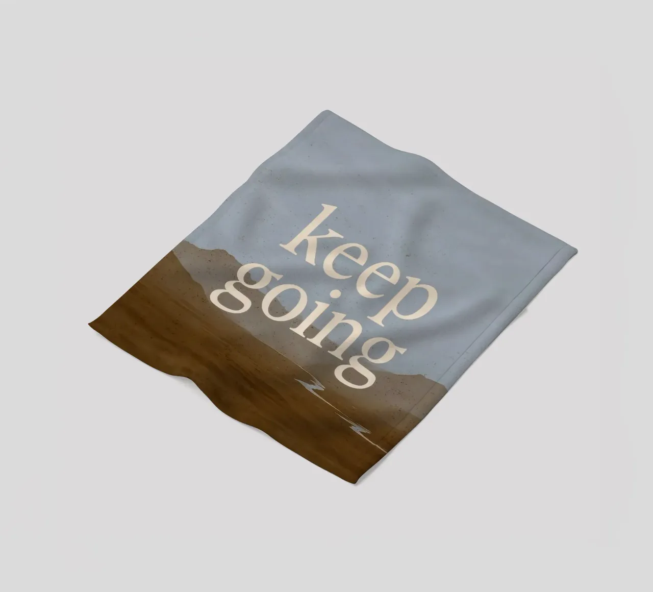 Keep Going (Landscape) Fleecedecke von treechild