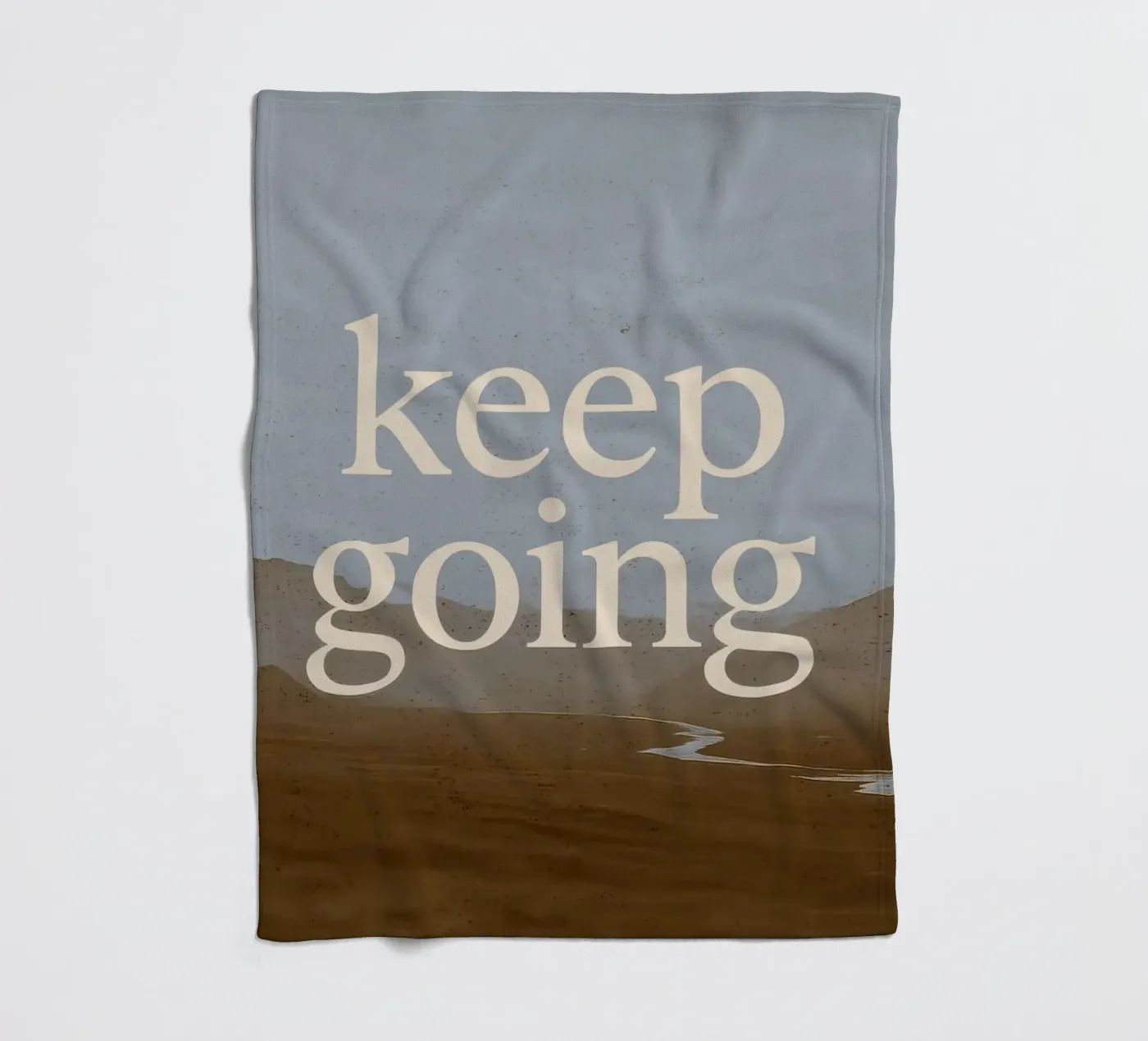 Keep Going (Landscape) fleecedeken van treechild
