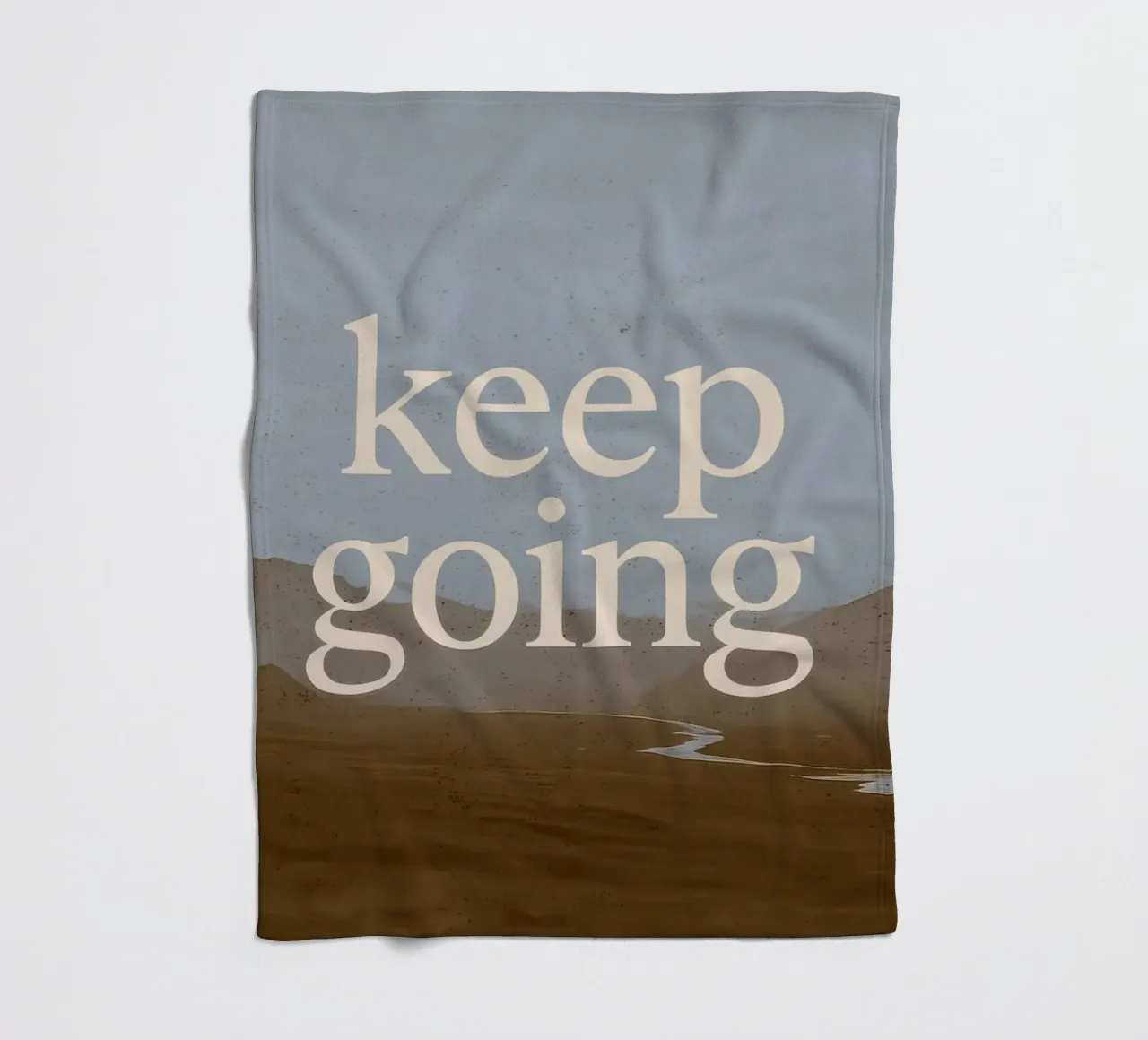 Keep Going (Landscape) Fleecedecke von treechild