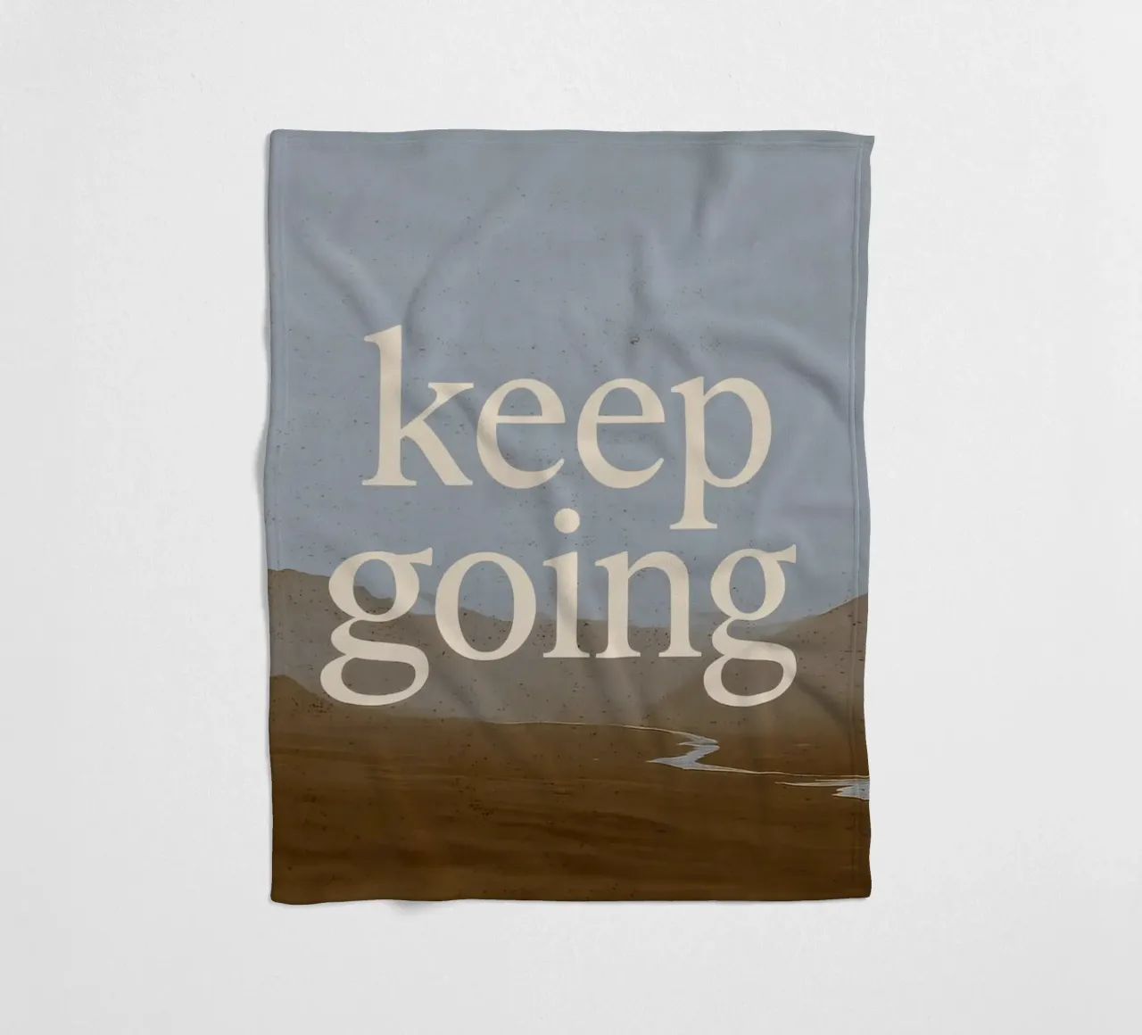 Keep Going (Landscape) Fleecedecke von treechild