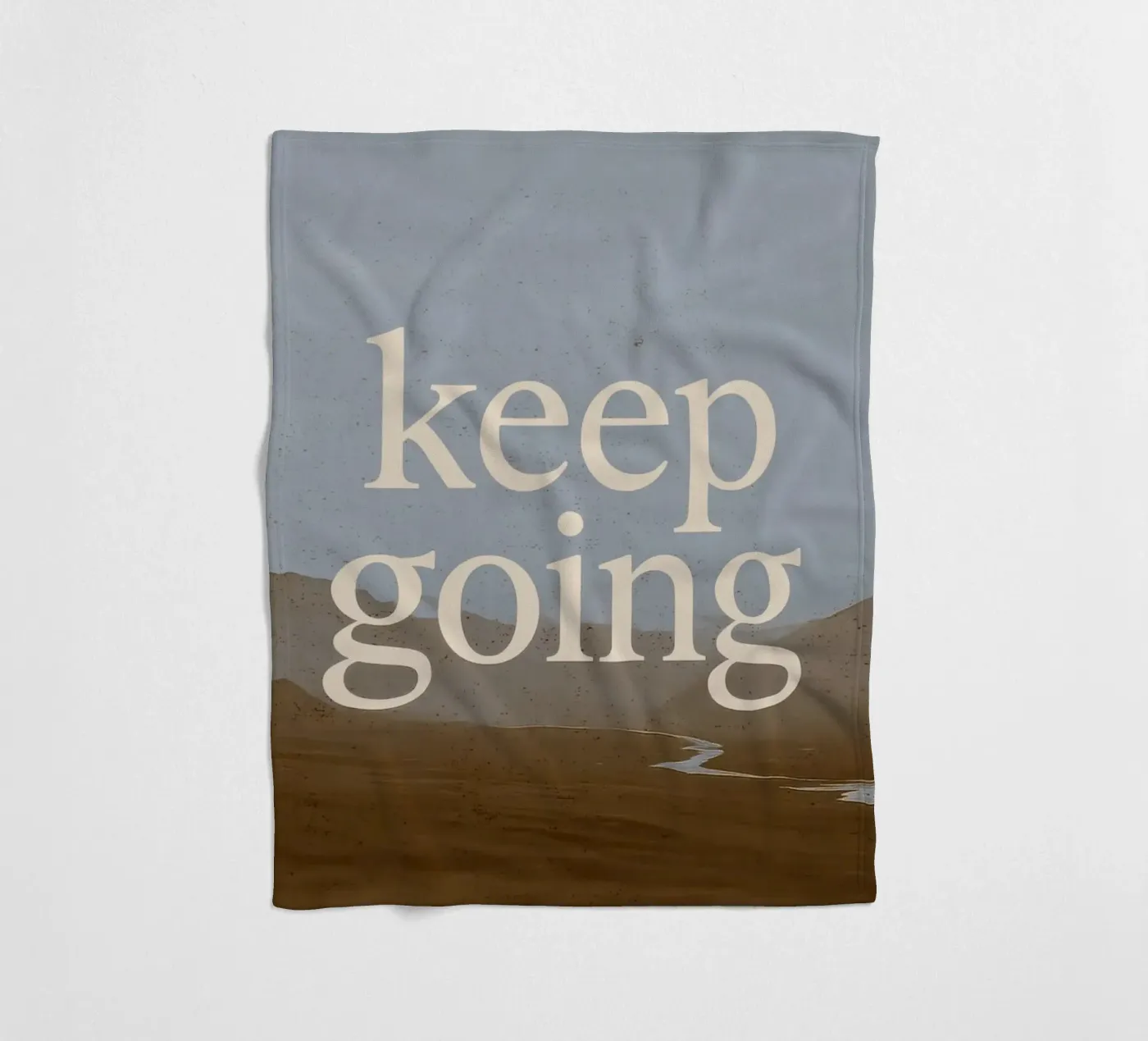 Keep Going (Landscape) fleecedeken van treechild