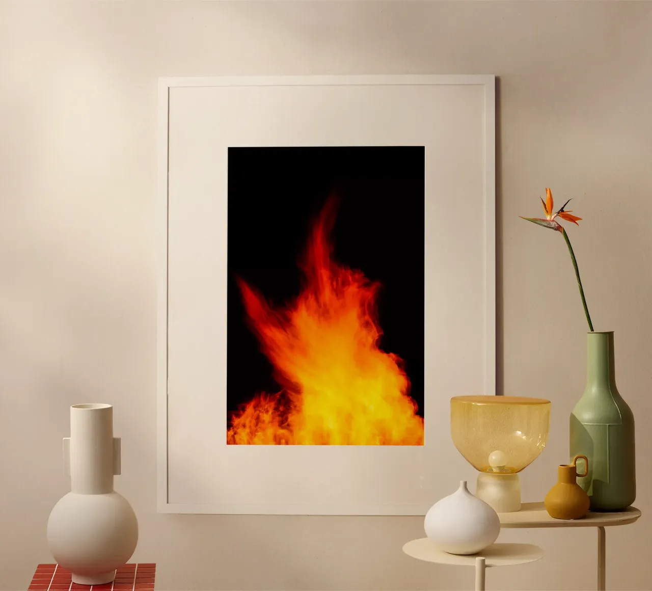 Strato BaOmer V poster con telaio in plastica da Tal Paz-Fridman