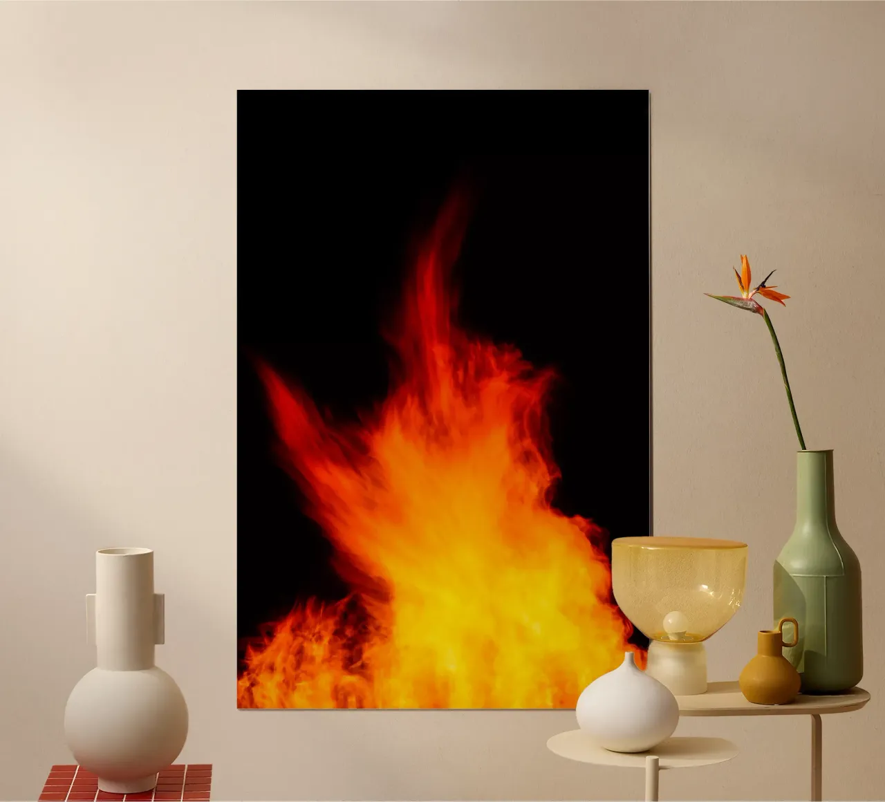 Strato BaOmer V poster con telaio in plastica da Tal Paz-Fridman