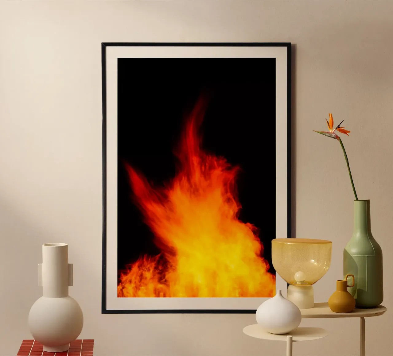 Strato BaOmer V poster con telaio in plastica da Tal Paz-Fridman