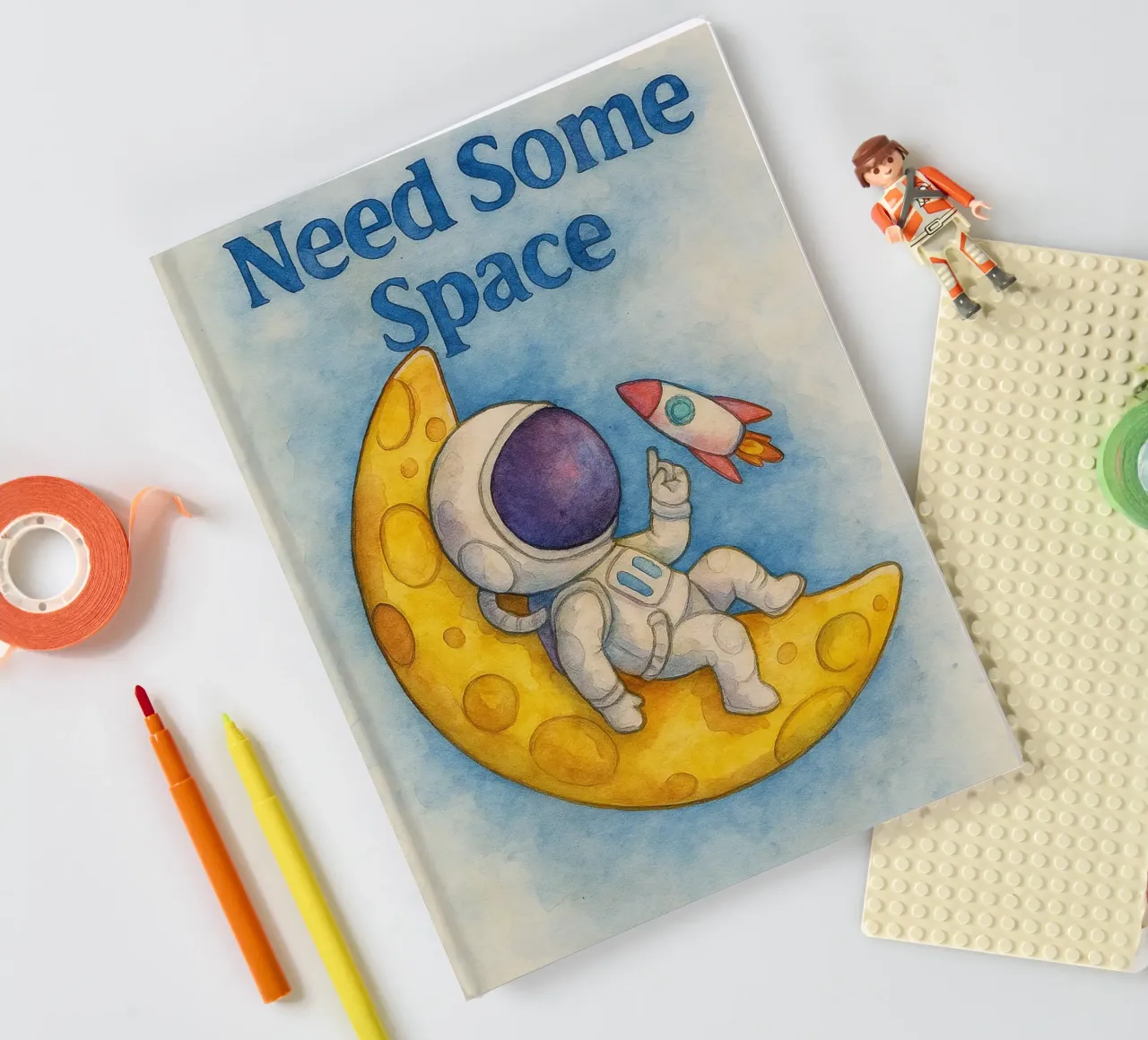 need some space painting notebook by bonangroads