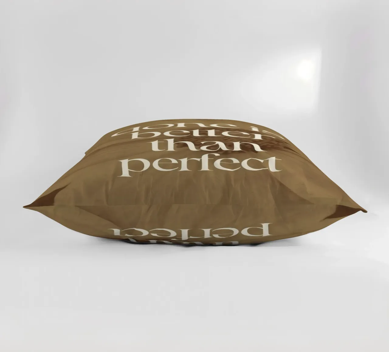 Done Is Better Than Perfect cuscino da treechild