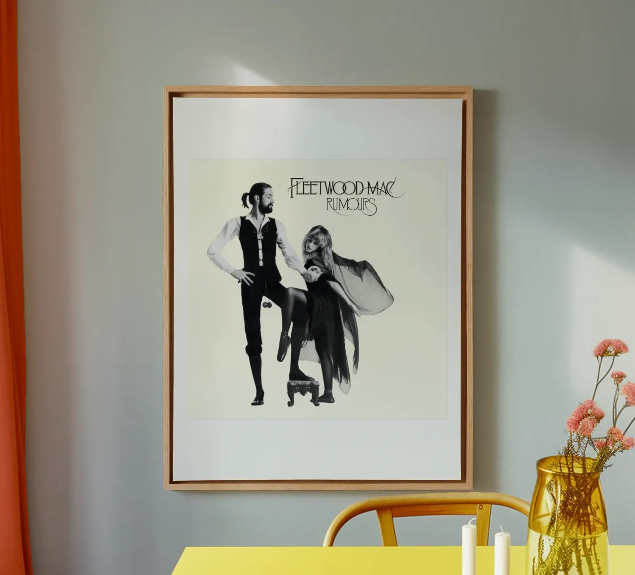 Album alternativo Fleetwood Mac tela con Cornice a cassetta da mbapesartur