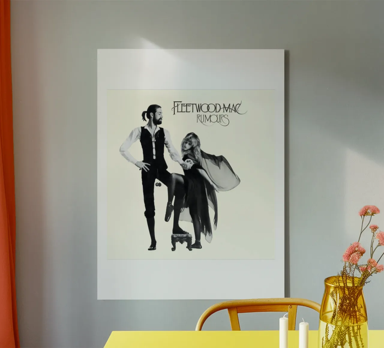 Album alternativo Fleetwood Mac tela con Cornice a cassetta da mbapesartur